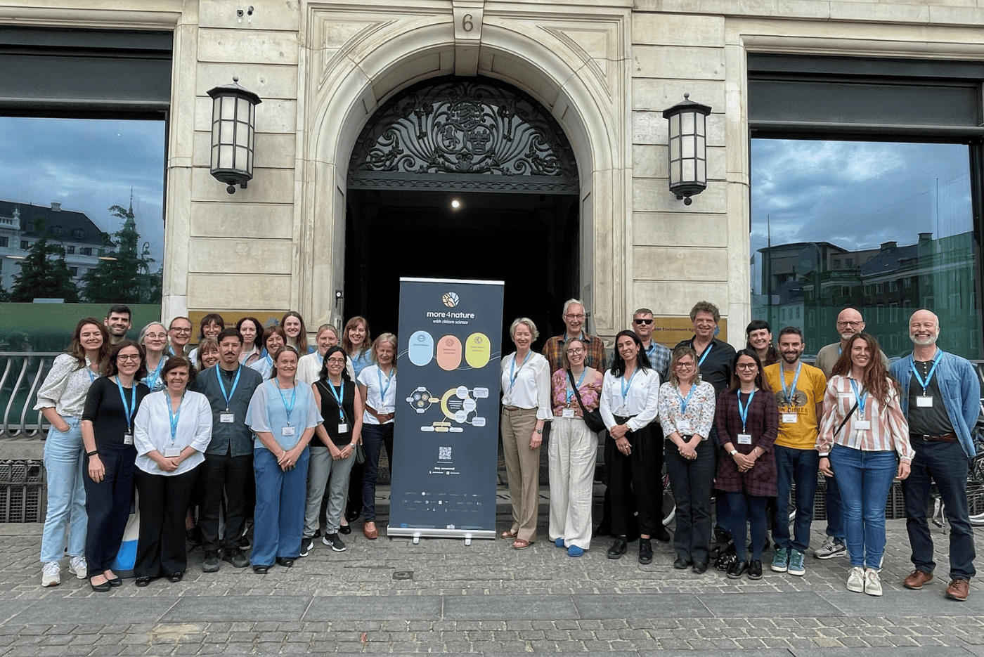 Group photo of the more4nature team at the Copenhagen Meeting
