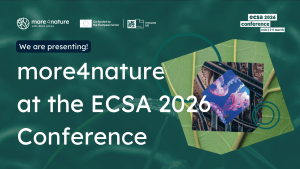 more4nature at the ECSA 2026 banner