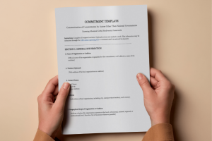 Example of Commitment Template